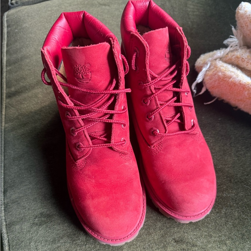 Timberland Bold Red Boots